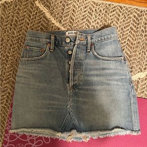 Agolde denim skirt